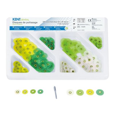 Polishing Discs Kit Et Mandrin Kent Dental (240)