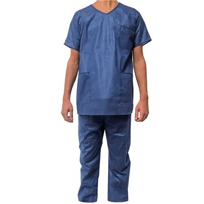 PYJAMAS BLEU FONCE EN PP 40G/M² (10)